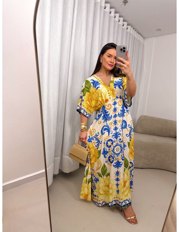 Vestido Soraya Amarelo - Marya Conceito