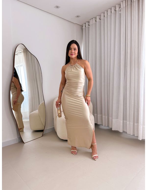 Vestido Susan Champagne - Marya Conceito