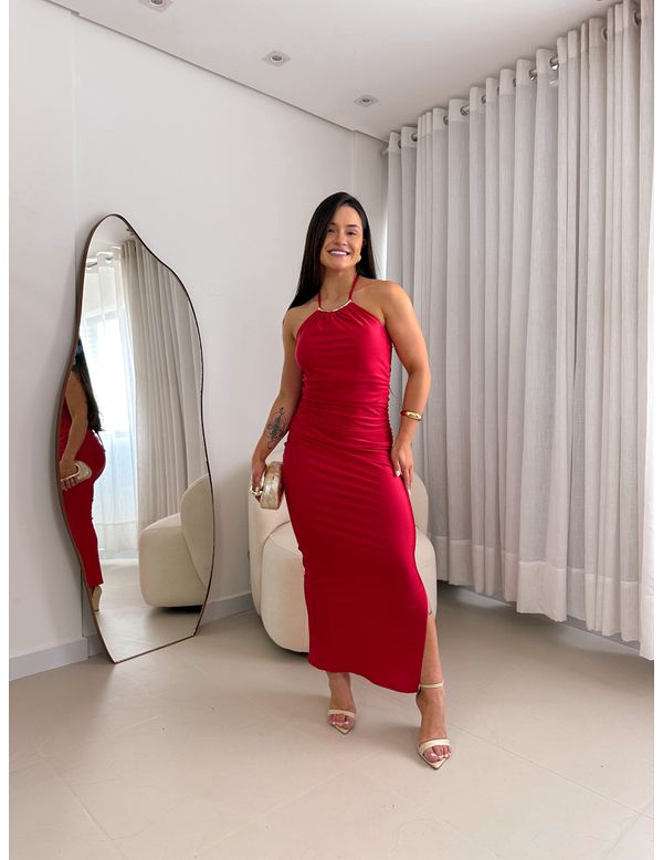 Vestido Susan Vermelho - Marya Conceito