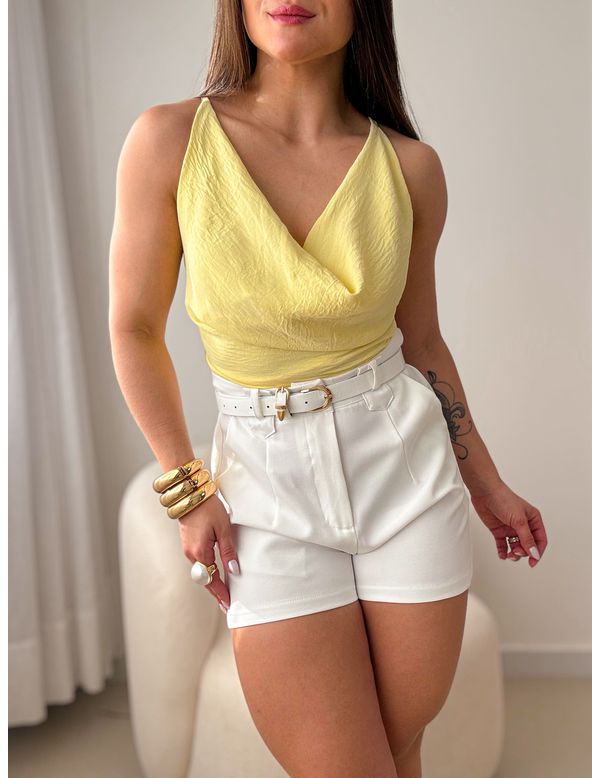 Blusa Alcinha Suzi Amarelo - Marya Conceito