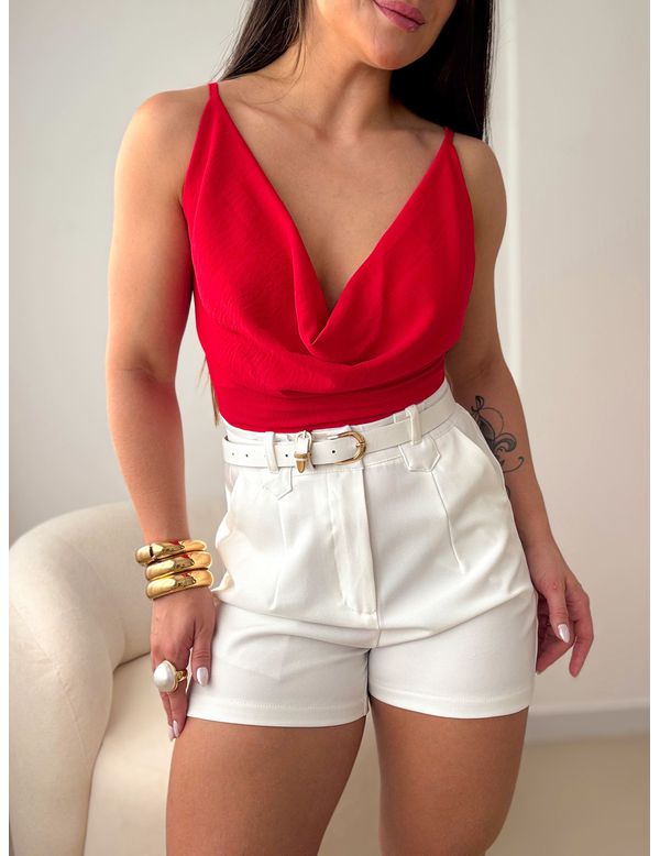 Blusa Alcinha Suzi Vermelho - Marya Conceito