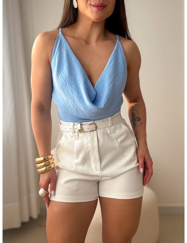 Blusa Alcinha Suzi Azul - Marya Conceito