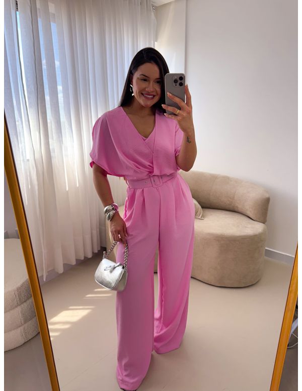 Macacão Tati Rosa - Marya Conceito