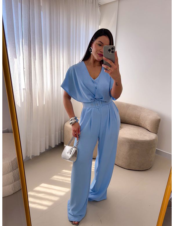 Macacão Tati Azul - Marya Conceito