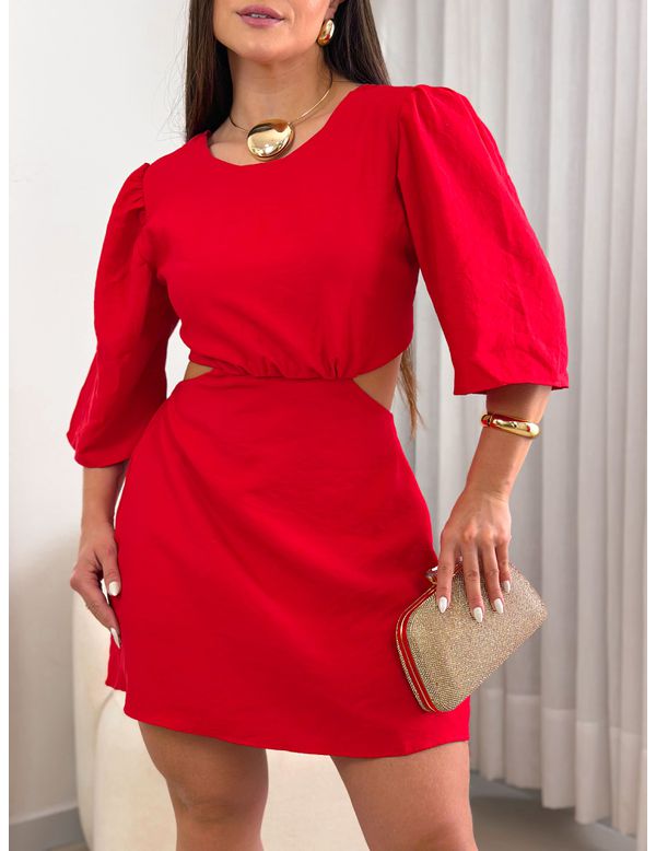 Macaquinho Valentina Vermelho - Marya Conceito