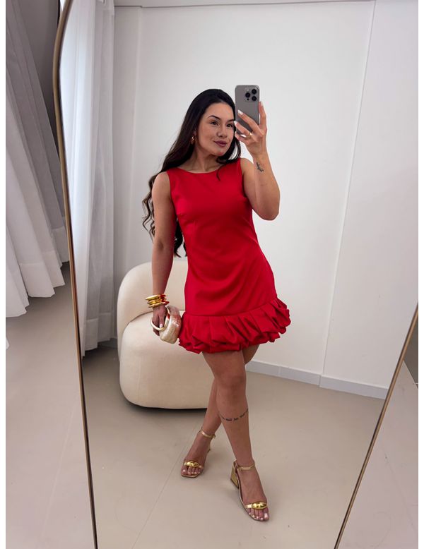 Vestido Virgínia Vermelho - Marya Conceito