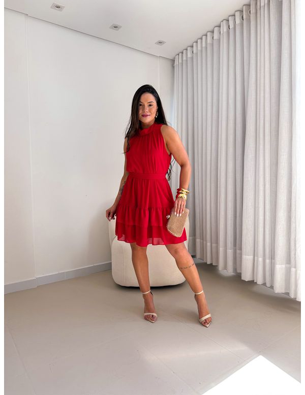 Vestido Victória Vermelho - Marya Conceito