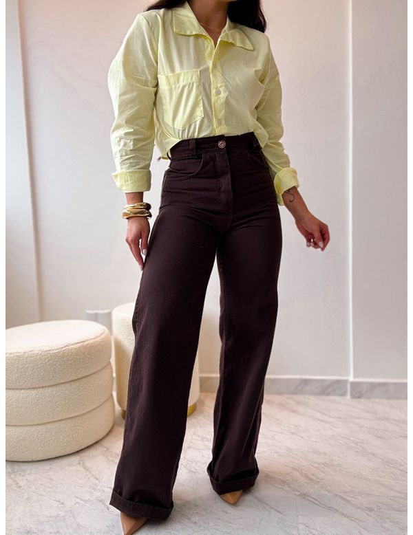 Wide Leg Alana Marrom - Marya Conceito