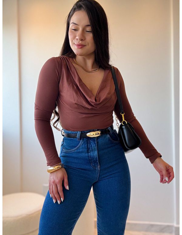 Body Nathália Marrom - Marya Conceito