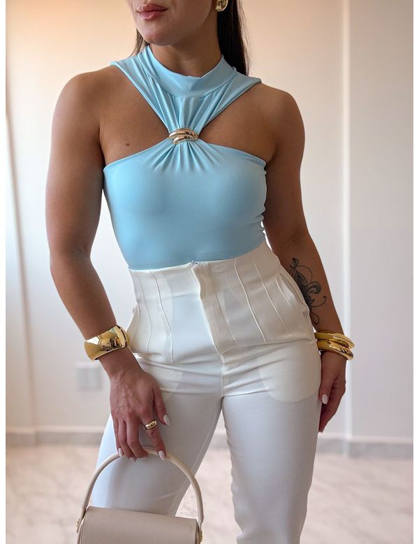 Body Fivela Isadora Azul - Marya Conceito