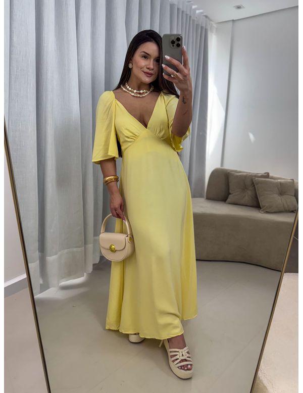 Vestido Yasmin Amarelo - Marya Conceito