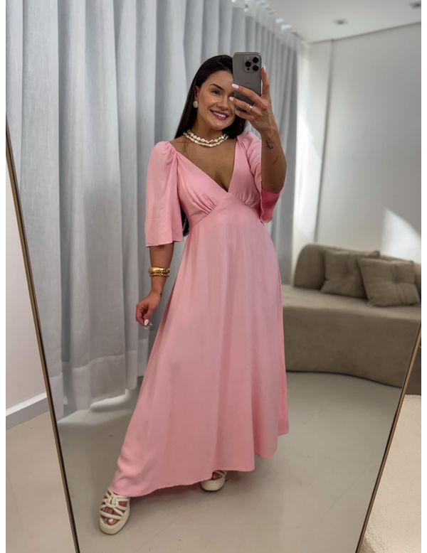 Vestido Yasmin Rosa - Marya Conceito