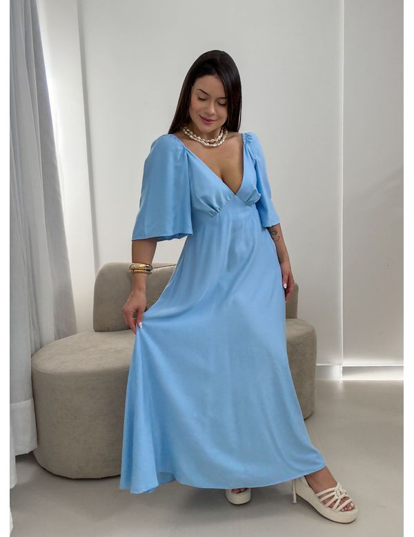 Vestido Yasmin Azul - Marya Conceito