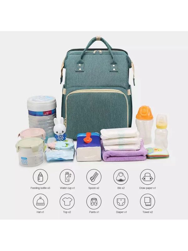 Mochila Bolsa Maternidade Térmica que vira Berço M... - ADD MALL