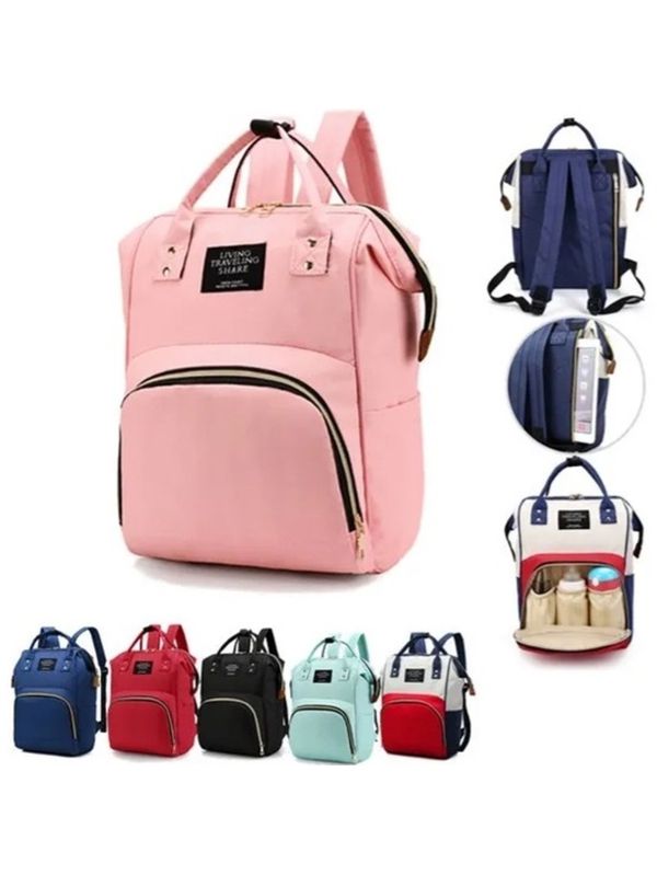 Mochila Maternidade Bolsa Mamãe Bebê Multifunção -... - ADD MALL