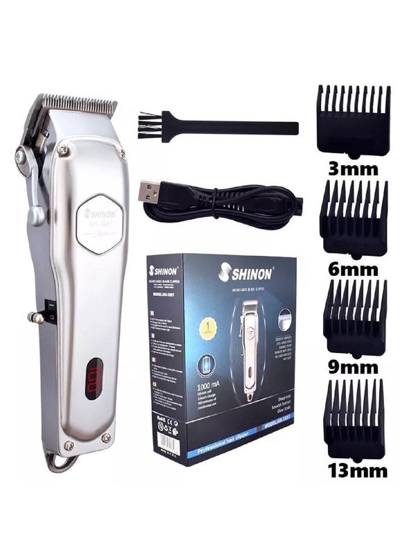 SH-1897 Máquina De Corte Cabelo Sem Fio Shinon - 5... - ADD MALL