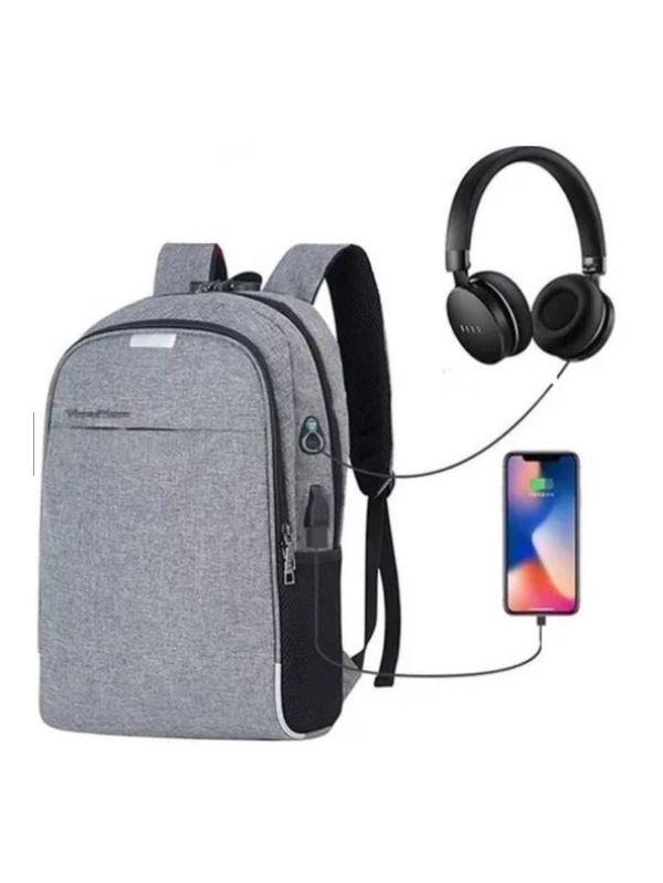 Mochila masculina Anti Furto Para Notebook Moda An... - ADD MALL
