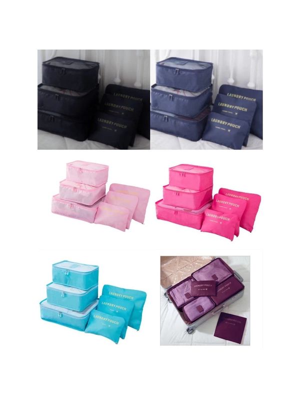 Organizador De Mala De Bagagem Viagem Kit 6 Necess... - ADD MALL