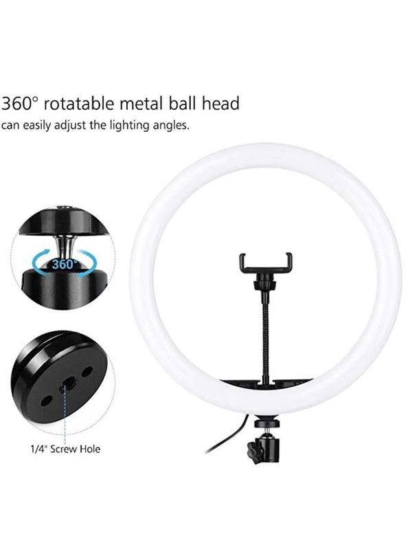 Ring Light Iluminador 8 Polegadas Com Tripé De 2.1... - ADD MALL