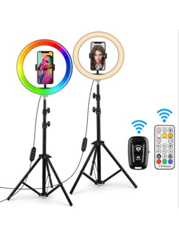 Ring Light Led Luz Iluminador Para Selfie Rgb Colo... - ADD MALL
