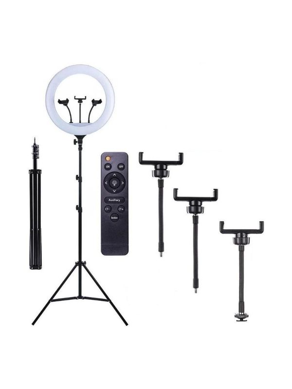 Ring Light 18 polegadas Com Suporte 3 Celulares e ... - ADD MALL