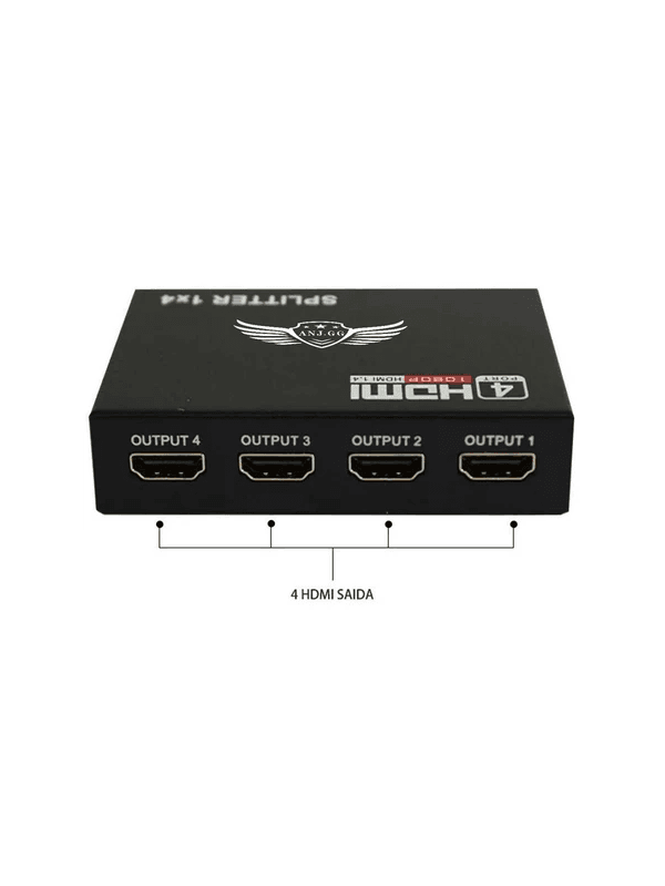 Splitter Distribuidor de Imagem HDMI 1x4 Divisor F... - ADD MALL