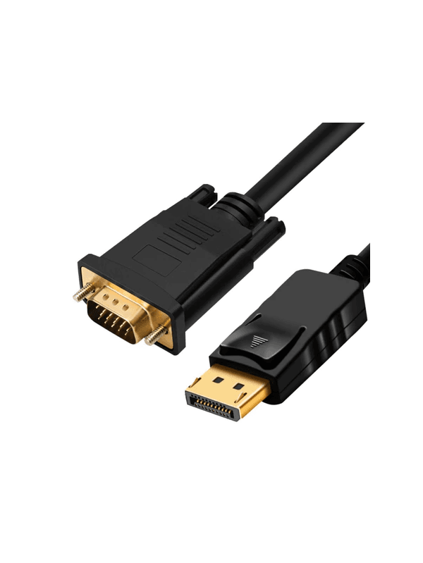 Cabo Adaptador Displayport Macho X Vga Macho 1.8m ... - ADD MALL