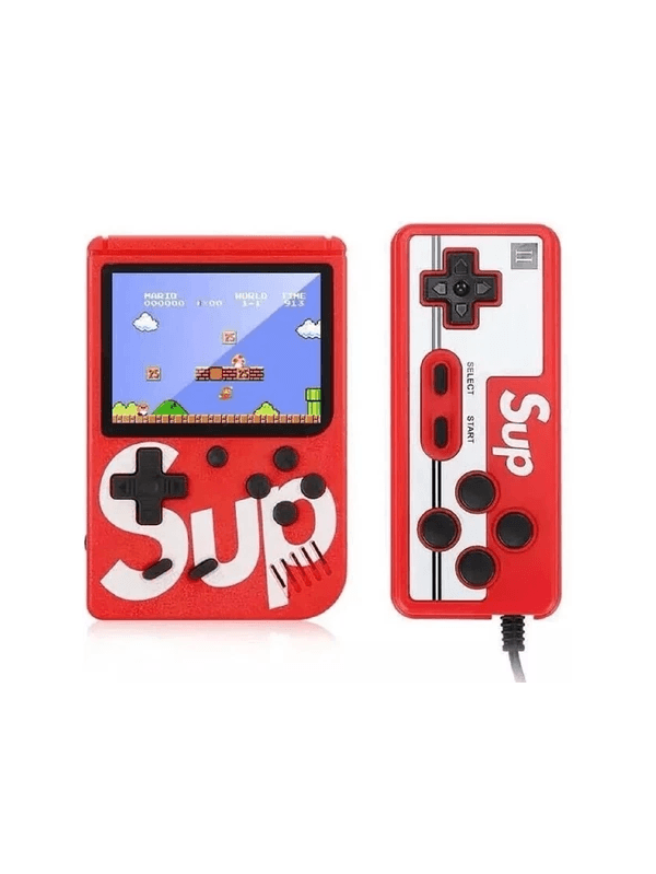 Mini Video Game Portátil Sup C/ 400 jogos + 1 Controle para 2 jogadores Console