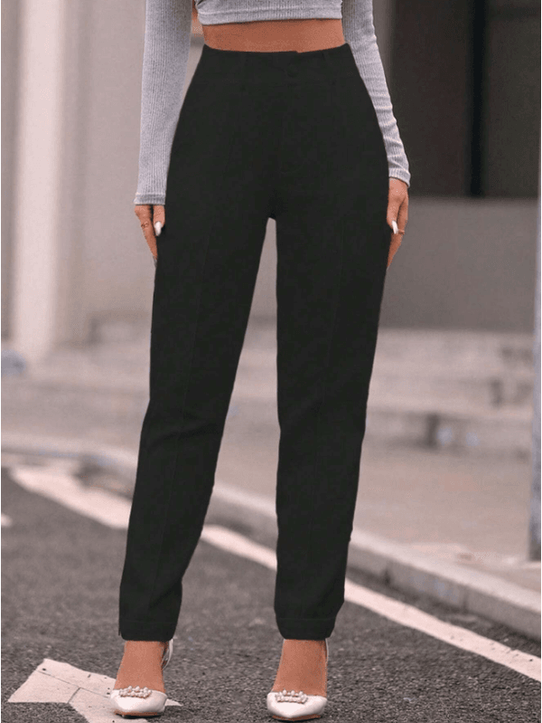 Calça Feminina de Alfaiataria/ Preta /Elegante/Versátil 