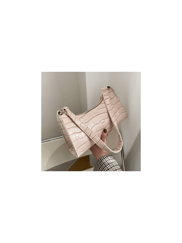 Bolsa Pequena Feminina De Couro PU Beige - 8C2FD... - ADD MALL
