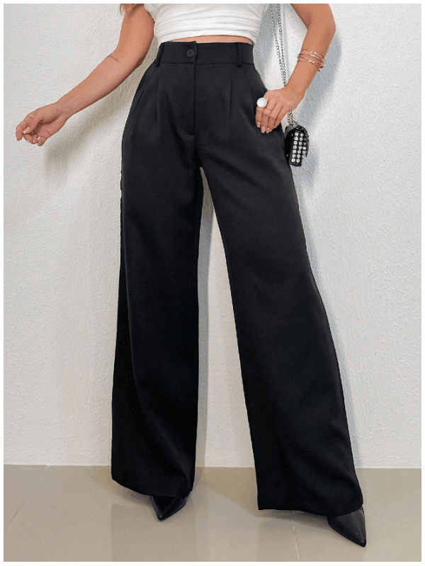 REF: 3271 - Calça Feminina Cintura Alta Preto