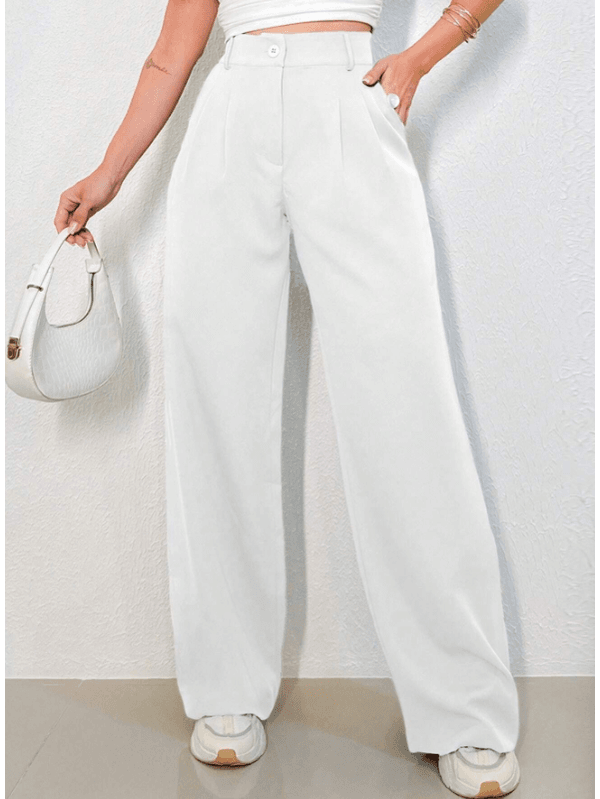 REF: 3271 - Calça Feminina Cintura Alta Branco