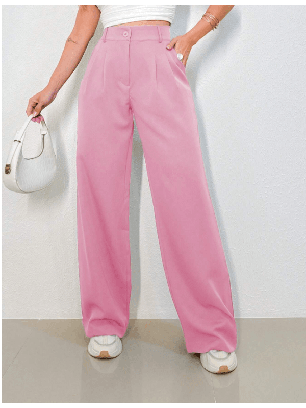 REF: 3271 - Calça Feminina Cintura Alta Rosa chicl... - ADD MALL