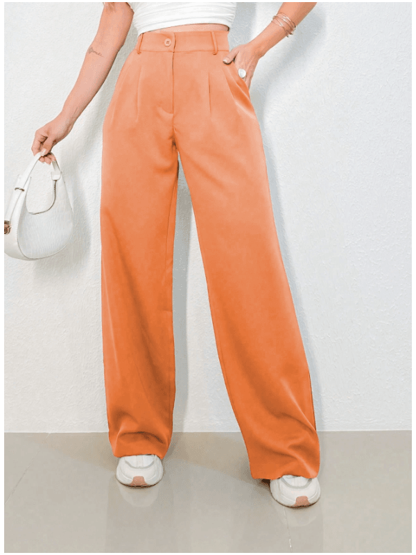 REF: 3271 - Calça Feminina Cintura Alta Pêssego