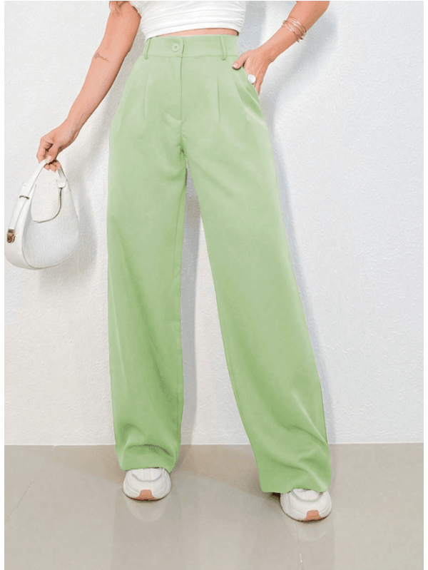 REF: 3271 - Calça Feminina Cintura Alta Verde Menta