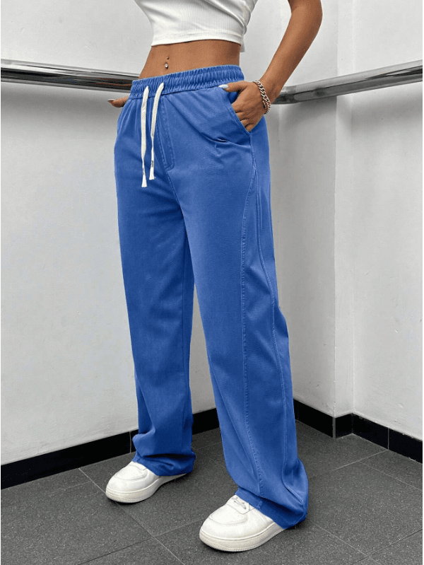 REF: ADD-8942 Calça Feminina Casual, Cintura Baixa... - ADD MALL