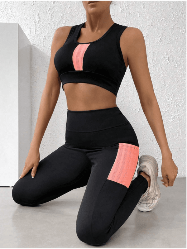 Conjunto Fitness Feminino Academia, 2 Peças, Top F... - ADD MALL