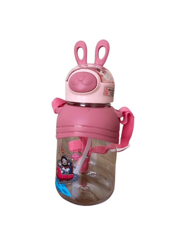 Garrafa infantil com canudo e alça ajustável 700ML... - ADD MALL