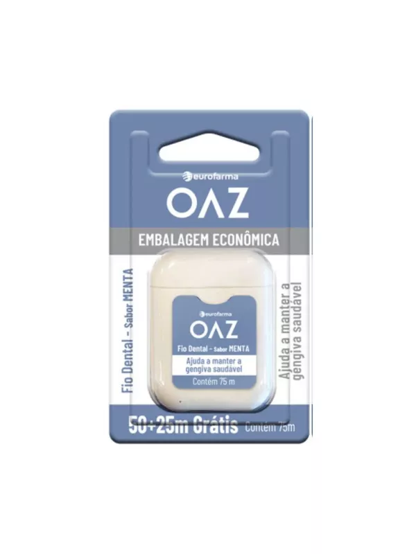Fio Dental Oaz Sabor Menta 75m - 000070000400009 - Comprou Já