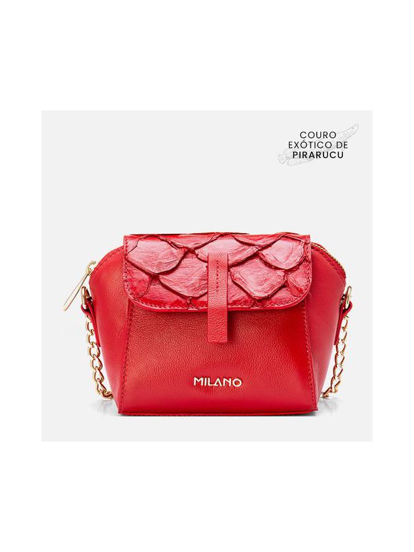 Bolsas Femininas Feminina Milano Vermelho/vermelho... - Comprou Já