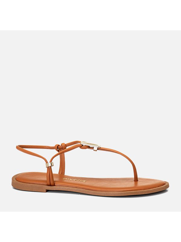 Rasteiras-flats Feminino Milano Caramelo 14218 - 1... - Comprou Já