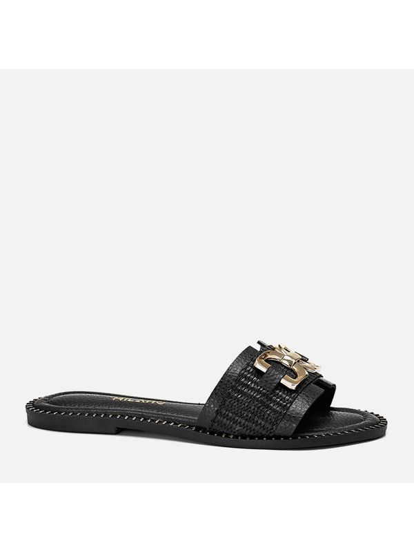 Rasteiras-flats Feminino Milano Preto 13700 - 1370... - Comprou Já