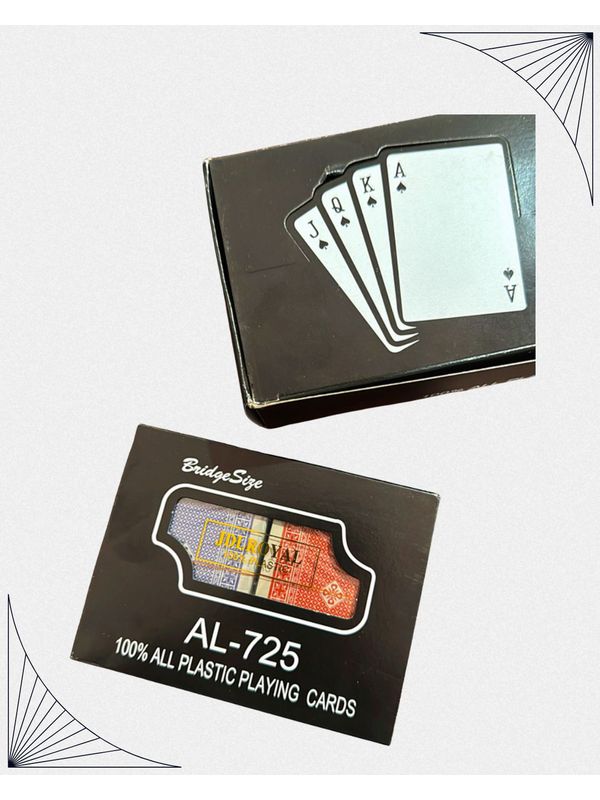 Baralho 100% Plastico Azul E Vermelho N/a - 000009... - Comprou Já