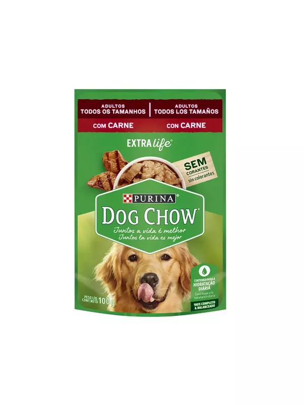 Ração Úmida Dogchow Adultos Sem Cor - 000031000500... - Comprou Já