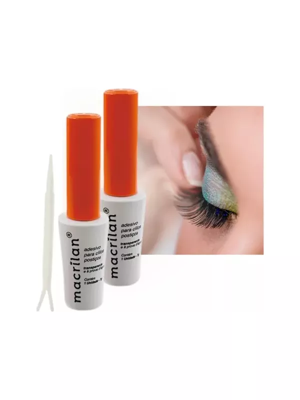 Cola Para Cílios Macrilan A Prova D Agua Sem Cor -... - Comprou Já