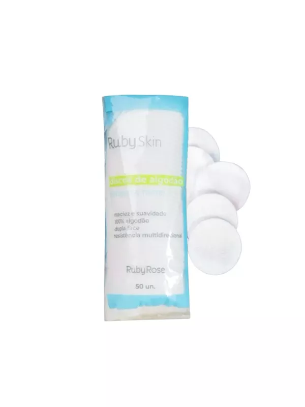 Discos De Algodão Ruby Skin Sem Cor - 000025000500... - Comprou Já