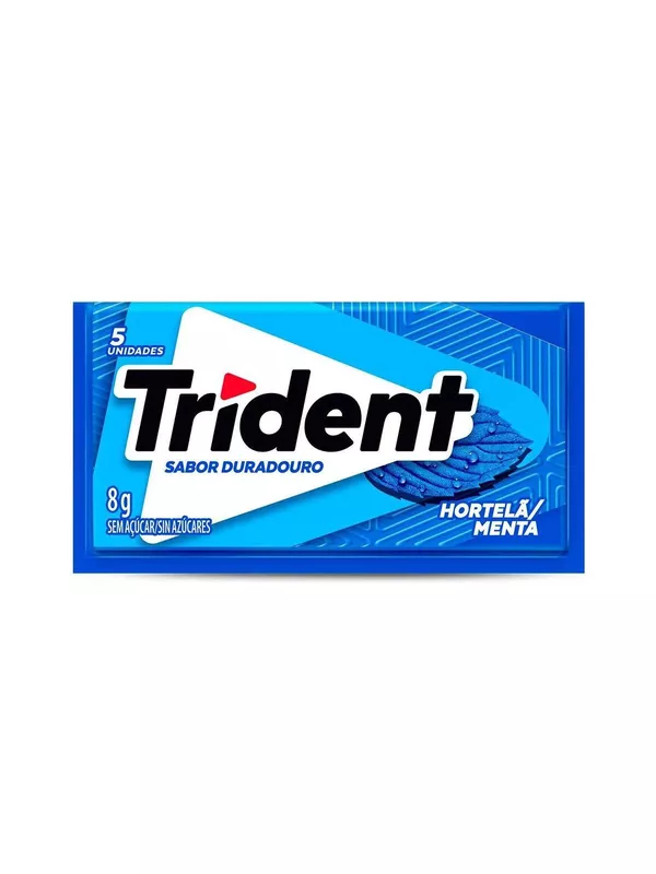 Trident Sem Acuçar Hortelã 8g Sem Cor - 0000530005... - Comprou Já