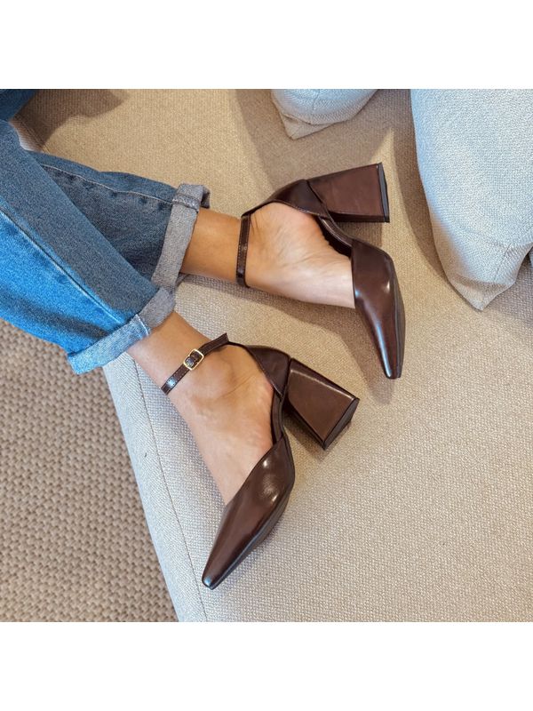 Scarpin Moana Marrom - 6374022001000013 - Comprou Já