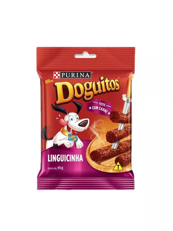 Doguitos Purina Petiscos Para Cães Linguicinha 45g... - Comprou Já