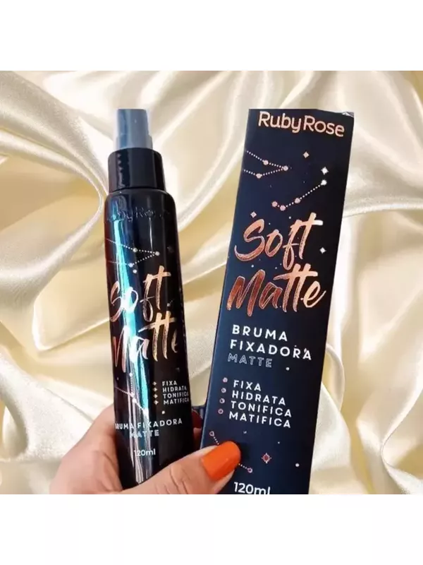 Bruma Fixadora Soft Matte Ruby Rose 120ml Sem Cor ... - Comprou Já